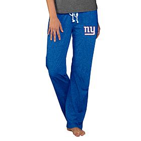 Officially Licensed NFL Concepts Sport Quest Ladies Knit Pant - Giants