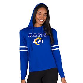 Officially Licensed NFL Concepts Sport Rams Ladies' Hooded Top