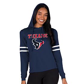 Officially Licensed NFL Concepts Sport Texans Ladies' Hooded Top 
