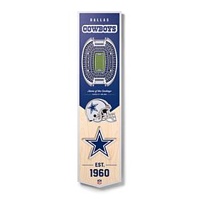 Officially Licensed NFL Dallas Cowboys 3D Stadium Banner