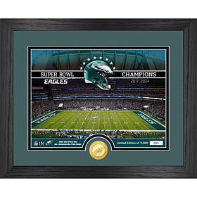 Officially Licensed NFL Eagles Stadium Bronze Coin Photo Mint