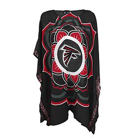 Officially Licensed NFL "Flower" Caftan - Atlanta Falcons