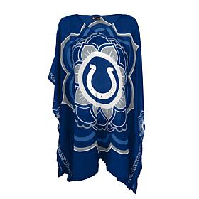 Officially Licensed NFL "Flower" Caftan - Indianapolis Colts