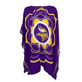 Officially Licensed NFL "Flower" Caftan - Minnesota Vikings