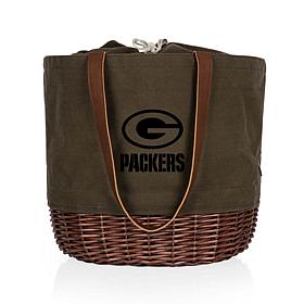 Officially Licensed NFL Green Bay Packers Basket Tote Bag