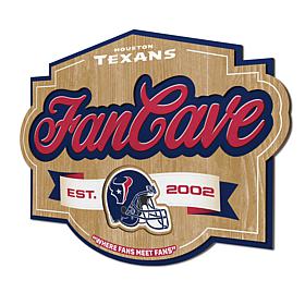 Officially Licensed NFL Houston Texans Fan Cave Sign