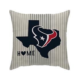 Officially Licensed NFL Houston Texans Home State Duck Décor Pillow