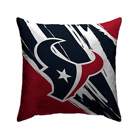 Officially Licensed NFL Houston Texans Retro Jazz Décor Pillow