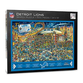 Officially-Licensed NFL Joe Journeyman Puzzle - Detroit Lions
