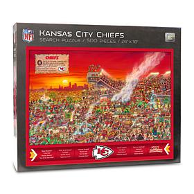 Officially-Licensed NFL Joe Journeyman Puzzle - Kansas City Chiefs 