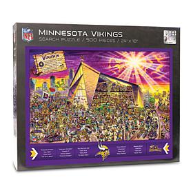 Officially-Licensed NFL Joe Journeyman Puzzle - Minnesota Vikings