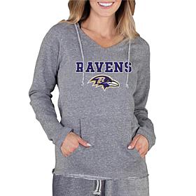Officially Licensed NFL Ladies Mainstream Long-Sleeve Hoodie - Ravens