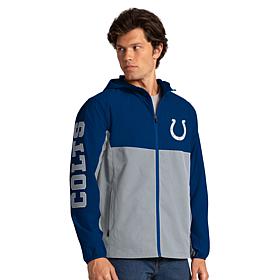 Officially Licensed NFL Lightweight Full Zip Hooded Jacket by Glll
