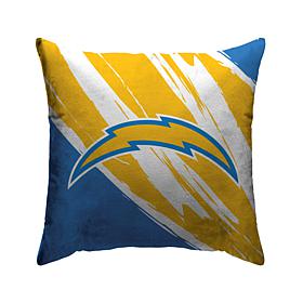 Officially Licensed NFL Los Angeles Chargers Retro Jazz Décor Pillow