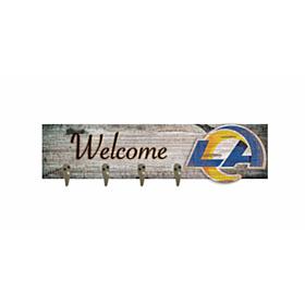 Officially Licensed NFL Los Angeles Rams Coat Hanger 6" x 24"