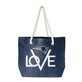 Officially Licensed NFL Love Tote - New England Patriots