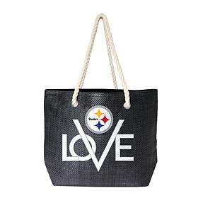 Officially Licensed NFL Love Tote - Pittsburgh Steelers