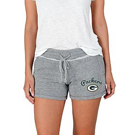 Officially Licensed NFL Mainstream Ladies Knit Shorts - Packers