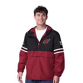 Officially Licensed NFL Men's Batter Up Hooded Pullover Jacket by Glll