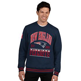 Officially Licensed NFL Men's Crew-Neck Fleece Pullover by Glll