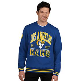 Officially Licensed NFL Men's Crew-Neck Fleece Pullover by Glll