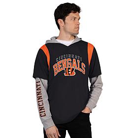 Officially Licensed NFL Men's Long-Sleeve Fashion Layer Top by Glll