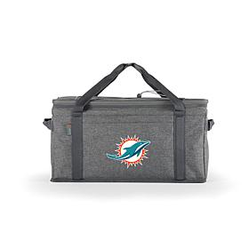 Officially Licensed NFL Miami Dolphins 64-Can Collapsible Cooler
