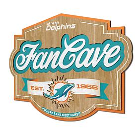 Officially Licensed NFL Miami Dolphins Fan Cave Sign