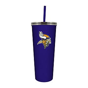 Officially Licensed NFL Minnesota Vikings 24 oz. Skinny Tumbler
