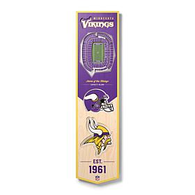 Officially Licensed NFL Minnesota Vikings 3D Stadium Banner