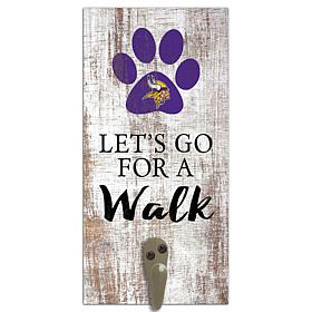 Officially Licensed NFL Minnesota Vikings Dog Leash Holder Sign