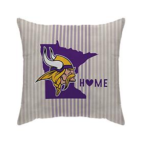 Officially Licensed NFL Minnesota Vikings Home State Duck Décor Pillow