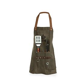 Officially Licensed NFL New Orleans Saints BBQ Apron with Tools