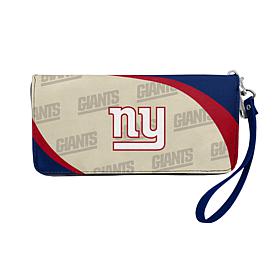 Officially Licensed NFL New York Giants Curve Zip Organizer Wallet