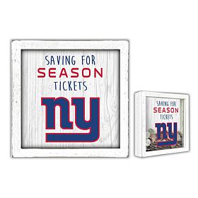 Officially Licensed NFL New York Giants Saving for Tickets Money Box