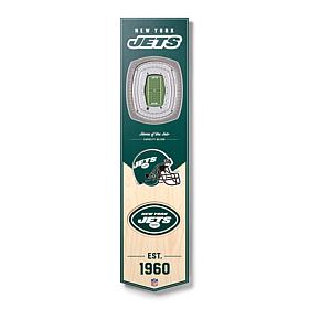 Officially Licensed NFL New York Jets 3D Stadium Banner