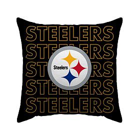 Officially Licensed NFL Pittsburgh Steelers Poly Span Décor Pillow
