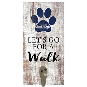 Officially Licensed NFL Seattle Seahawks Dog Leash Holder Sign