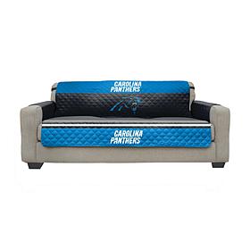 Officially Licensed NFL Sofa Cover - Carolina Panthers