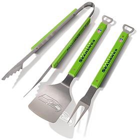 Officially Licensed NFL Spirit Series 3-piece BBQ Set - Seahawks
