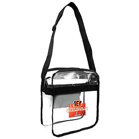 Officially Licensed NFL Super Bowl 56 Champs Clear Crossbody - Bengals