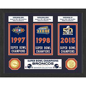 Officially Licensed NFL Super Bowl Collection Photo Mint - Broncos 