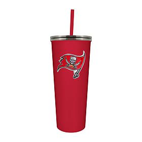 Officially Licensed NFL Tampa Bay Buccaneers 24 oz. Skinny Tumbler