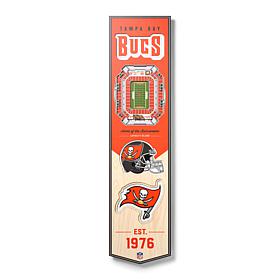 Officially Licensed NFL Tampa Bay Buccaneers 3D Stadium Banner