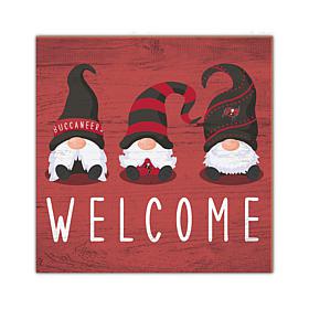Officially Licensed NFL Tampa Bay Buccaneers Welcome Gnomes Wall Decor