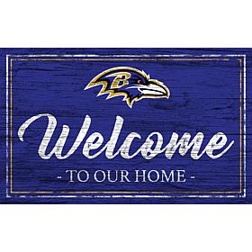 Officially Licensed NFL Team Color Sign - Baltimore Ravens