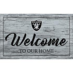 Officially Licensed NFL Team Color Sign - Oakland Raiders