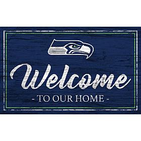 Officially Licensed NFL Team Color Sign - Seattle Seahawks