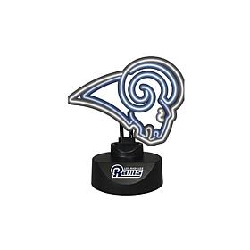 Officially Licensed NFL Team Logo Neon Lamp - Los Angeles Rams