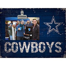 Officially Licensed NFL Team Name Clip Frame - Dallas Cowboys